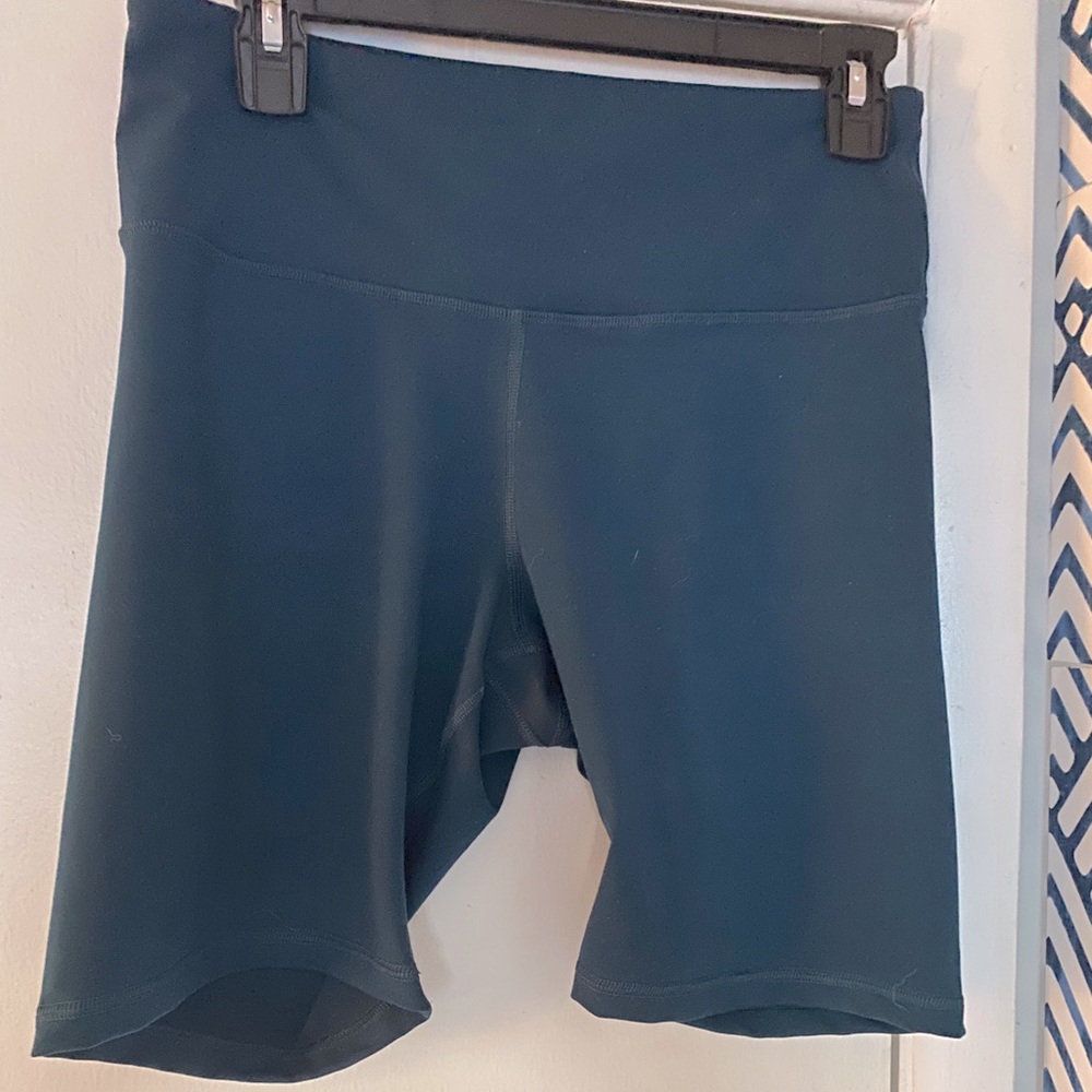 Dark Teal Blue Biker Shorts Old Navy Size L